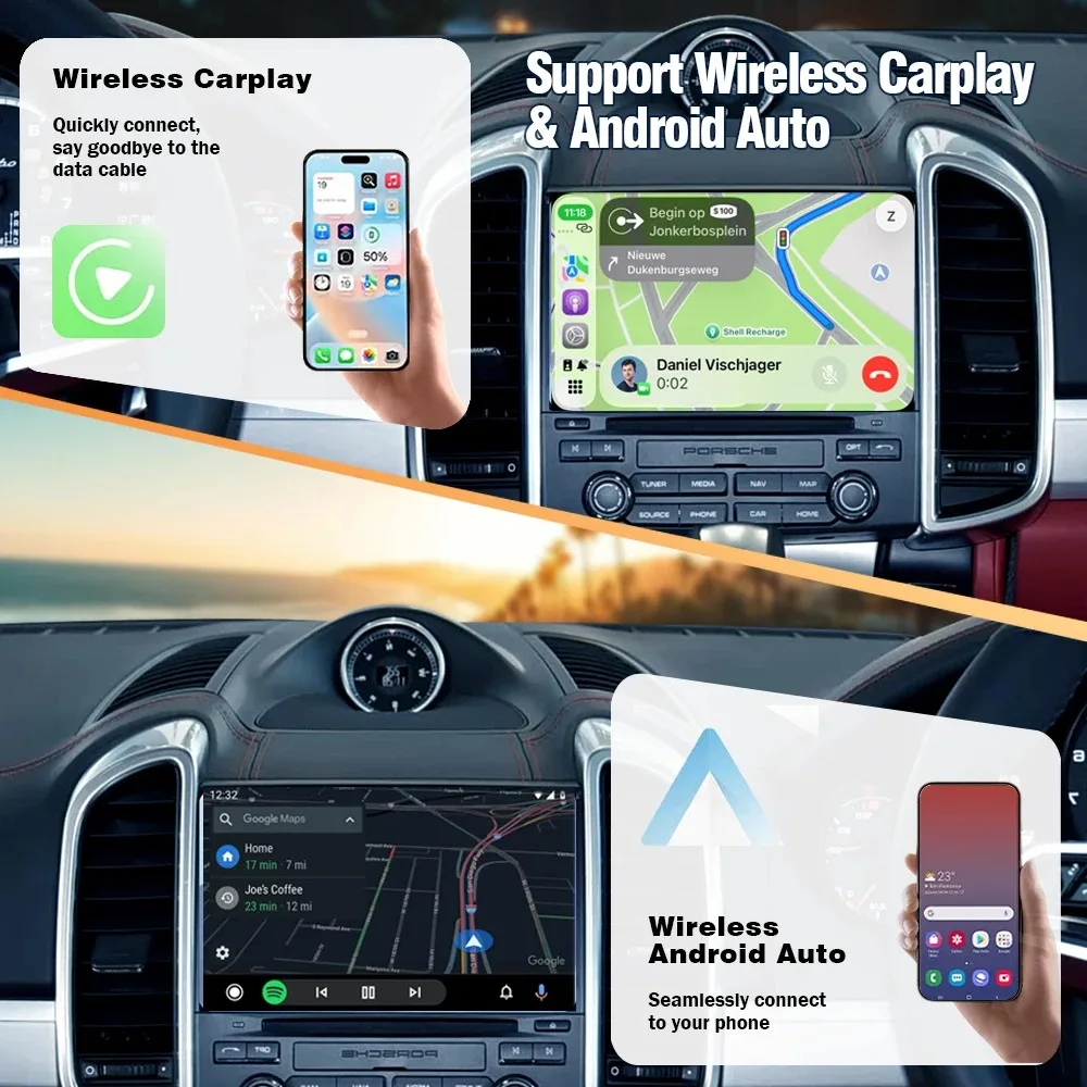 AUTOABC New Original Wireless Carplay Module Box for Porsche Cayenne Macan 911 Panamera Bosxter PCM3.1 PCM4.0 System With Android Auto Rearview Camera Airplay view 4