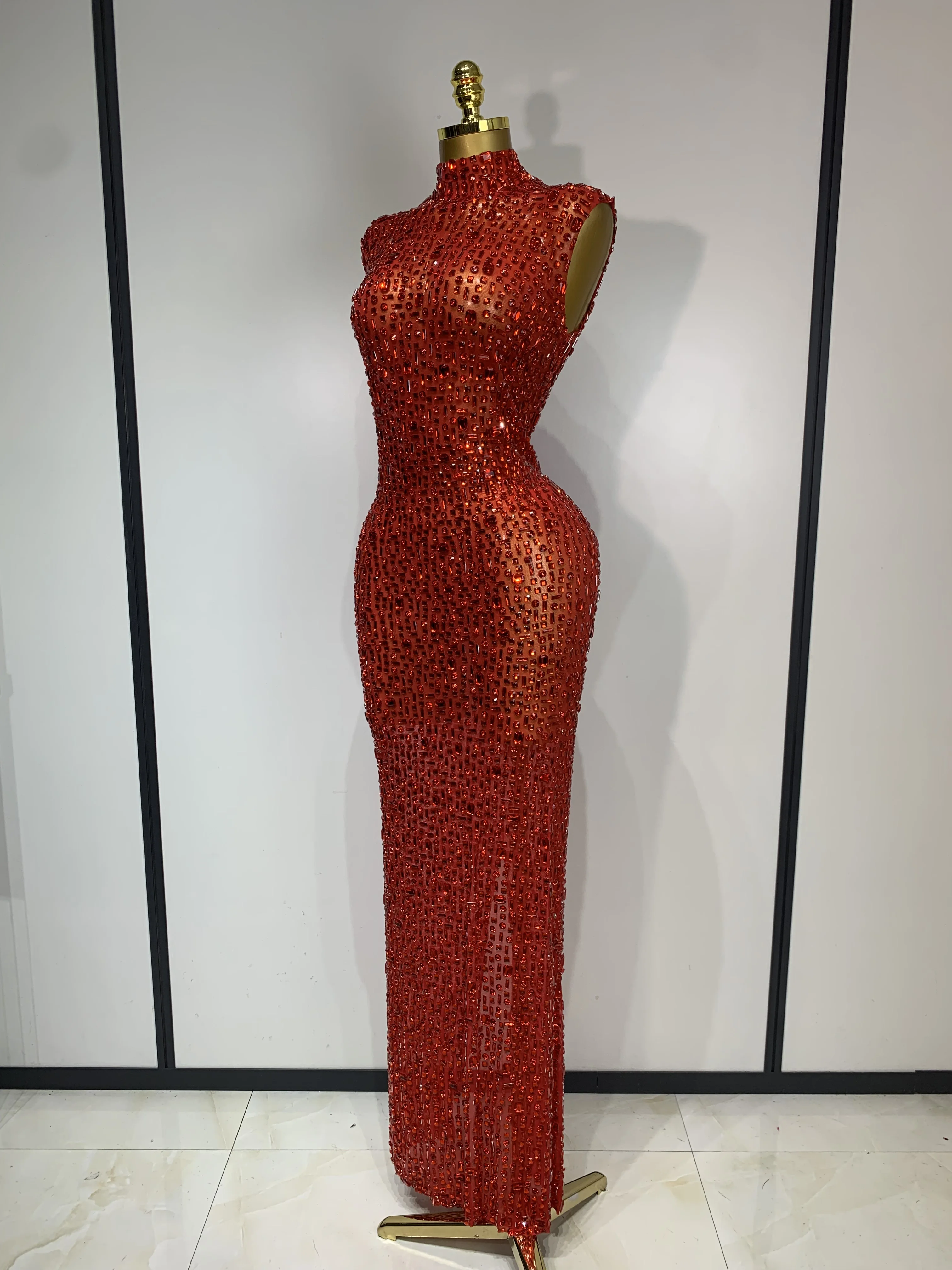 festival dresses in india ATHENA SEQUIN DRESS main image 1