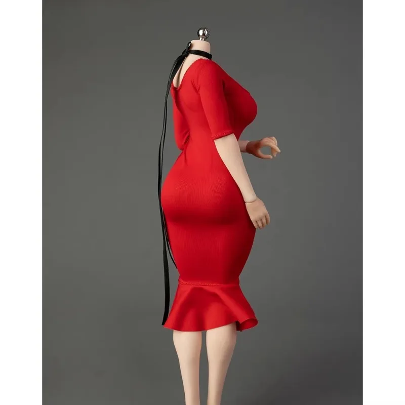 

В наличии: Кукольная одежда для фигурок 1/6 масштаба – платье-русалка с квадратным вырезом и длинной юбкой, модель для кукол 12 дюймов ICE TOYS Ic1026, декор для тела куклы