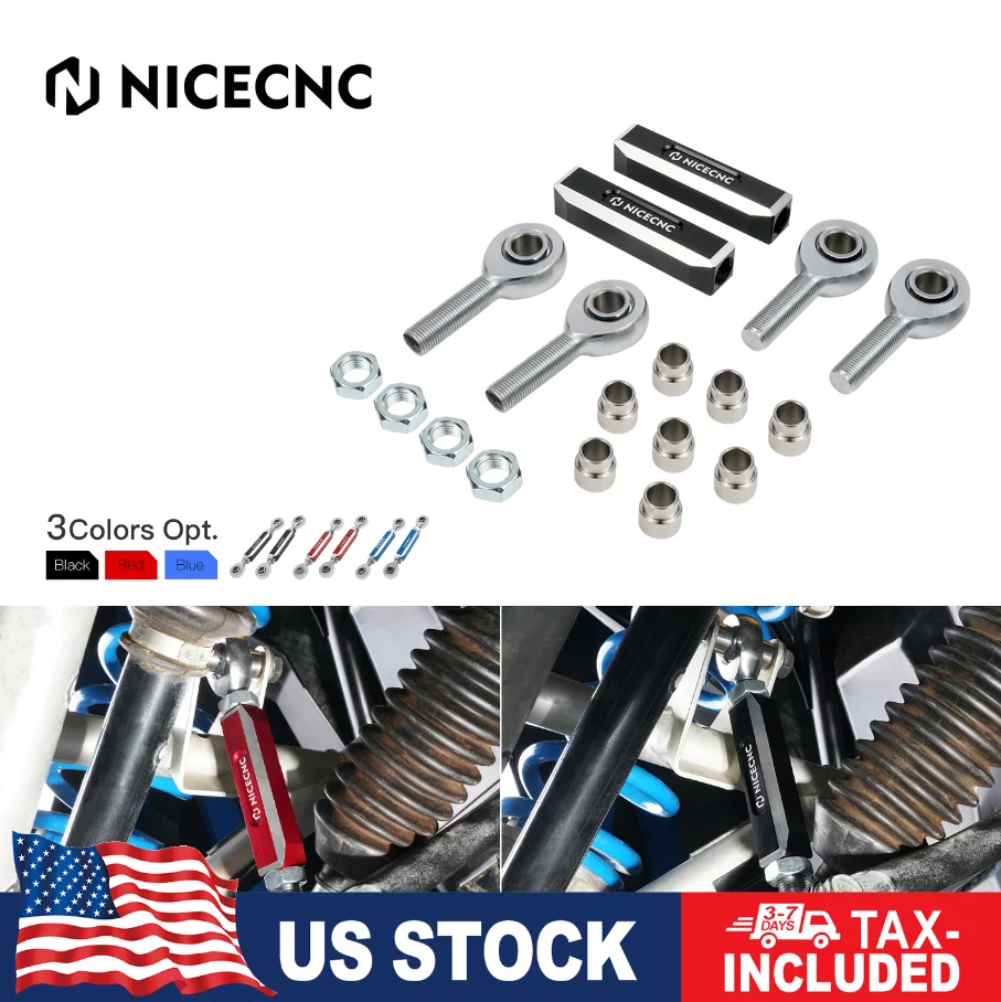 

NiceCNC UTV Adjustment Front Rear Sway Bar End Links Kit For Polaris XP 4 TURBO 2021 XP 1000 2018-2021 XP 4 1000 2019 TURBO 4