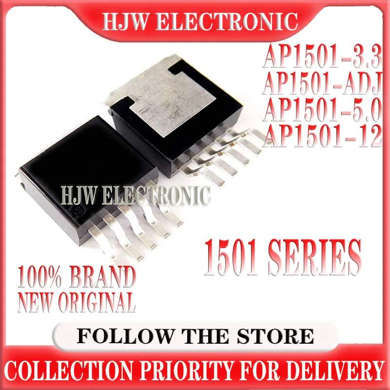 5pcs AP1501-50 AP1501-5.0 TO263-5 1501-50 AP1501-33 AP1501-3.3 AP1501-12 1501-12 AP1501-ADJ 1501 TO-263 AP1501 IC AP1501A50