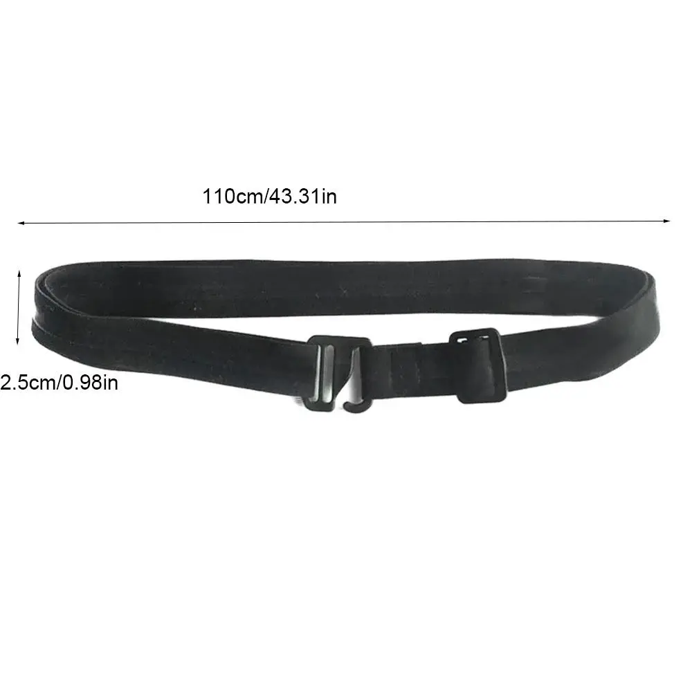 Ceinture élastique anti-déformable pour homme, sangle de taille, bretelles, porte-chemise, non ald