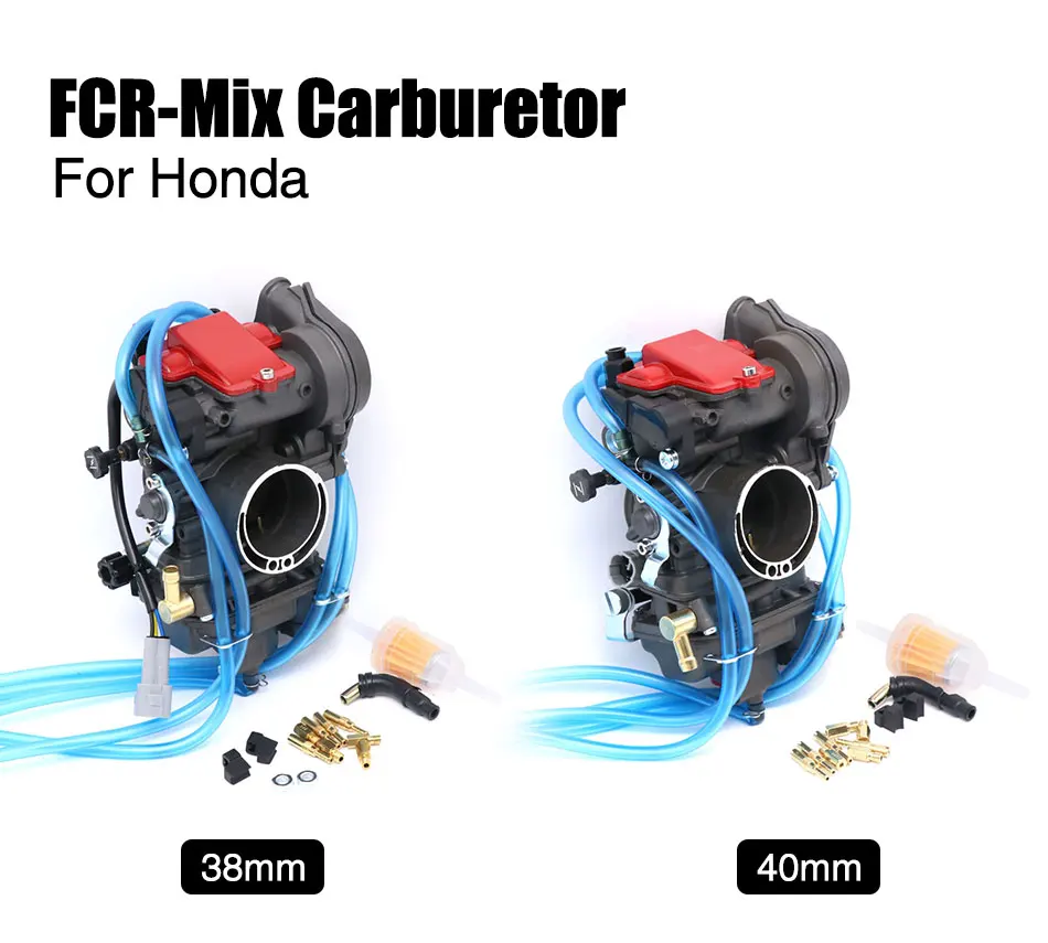 Sclmotos FCR38 FCR40 Carburetor FCR For Keihin FCR Carburetor With Fuel Filter Main Jets For Honda CRF150R CRF250 CRF450 XR250