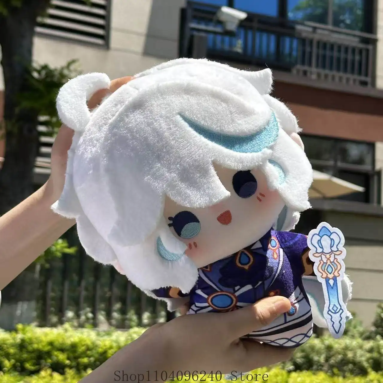 Genshin Impact Furina Anime Cosplay Cartoon Figure Idol Plushies Pillows Birthday Pillow Fans Gift 25cm - view 2