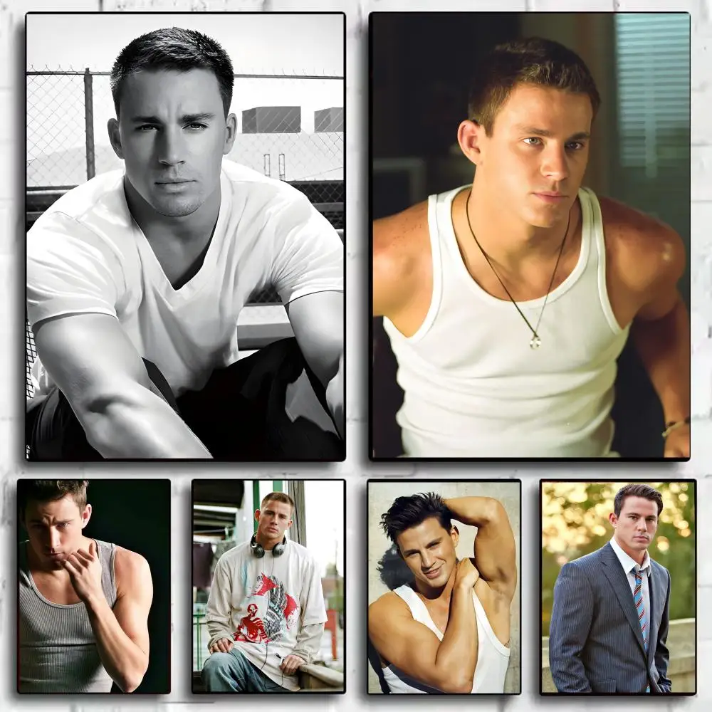 

Poster HD Art Sticky Wall Waterproof Home Living Room Bedroom Bar Aesthetic Decoration C-Channing T-Tatum