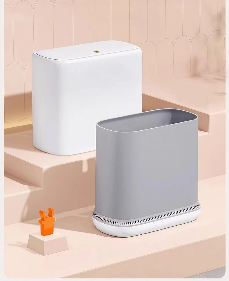 Luxury Bathroom Trash Can Anti Odor Litter Bins with Lid Large Capacity Trash Can Cleaning Kitchen Wastebasket Bathroom Supplies