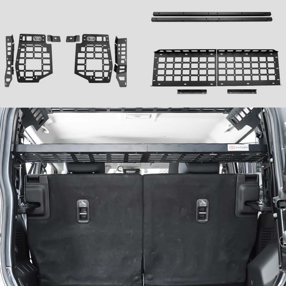 

Для Suzuki Jimny 5-дверная полка в багажник 2025 2026, модульная панель хранения, стеллажи для мусора