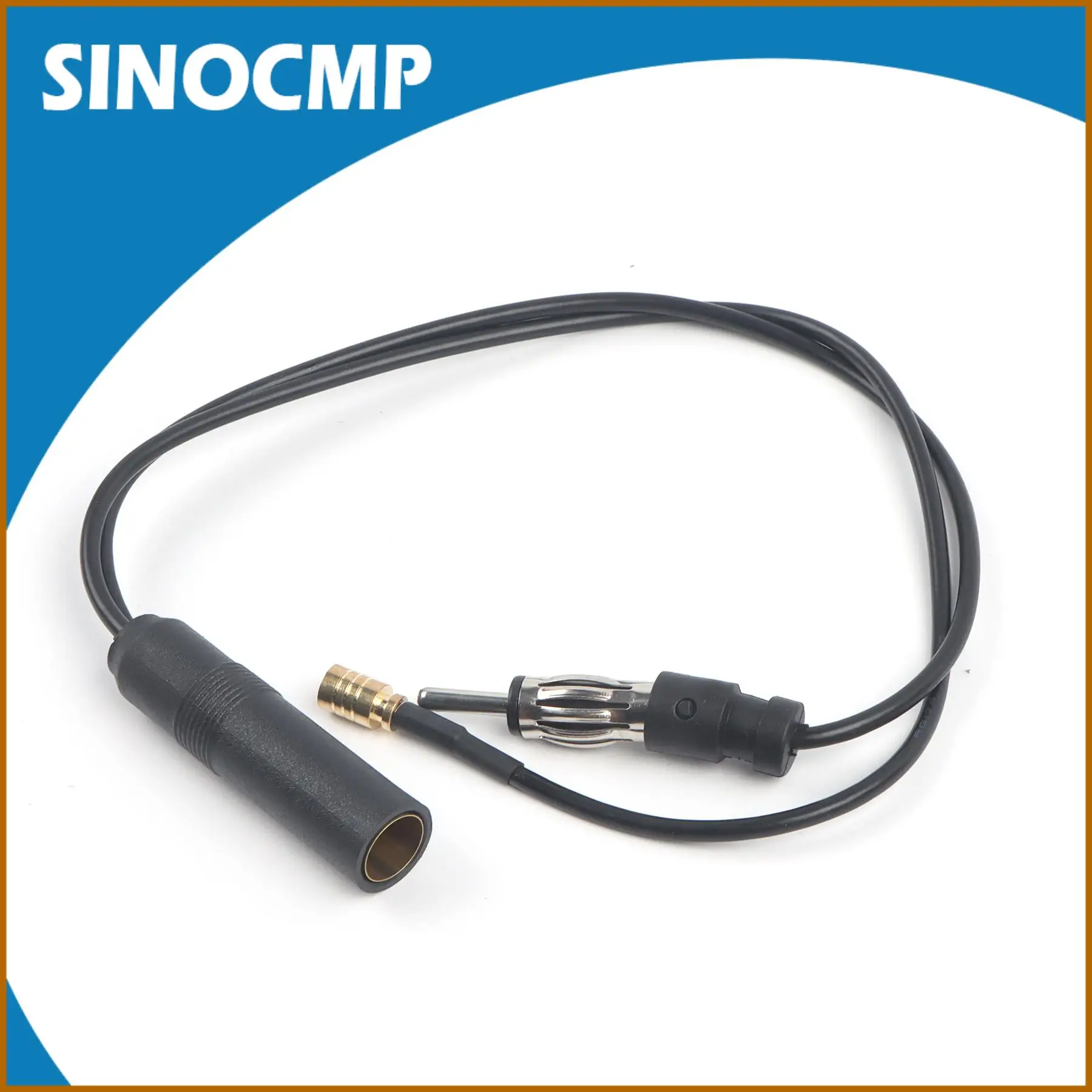 

1pc 30cm FM / AM & DAB Car Radio Active Antenna Splitter Adapter Cable SMB Converter Wiring Harness Cable Parts