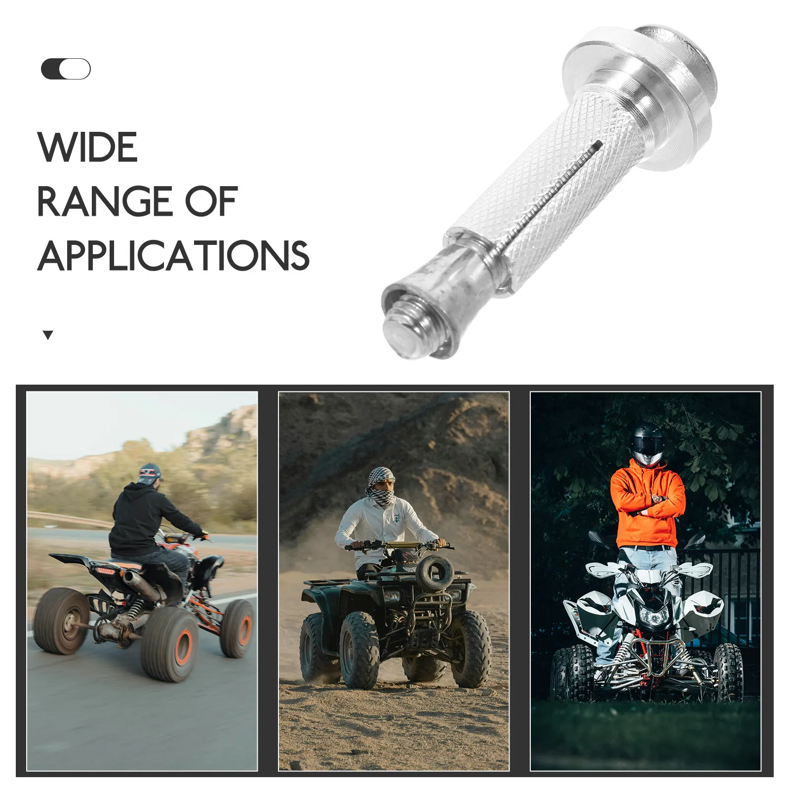 3Pcs Atv Quad Bike Handguard Screw Mounting Kit High Strength Expansion Bolts Motorcycle Handlebar Protector Off-Road Vehicle