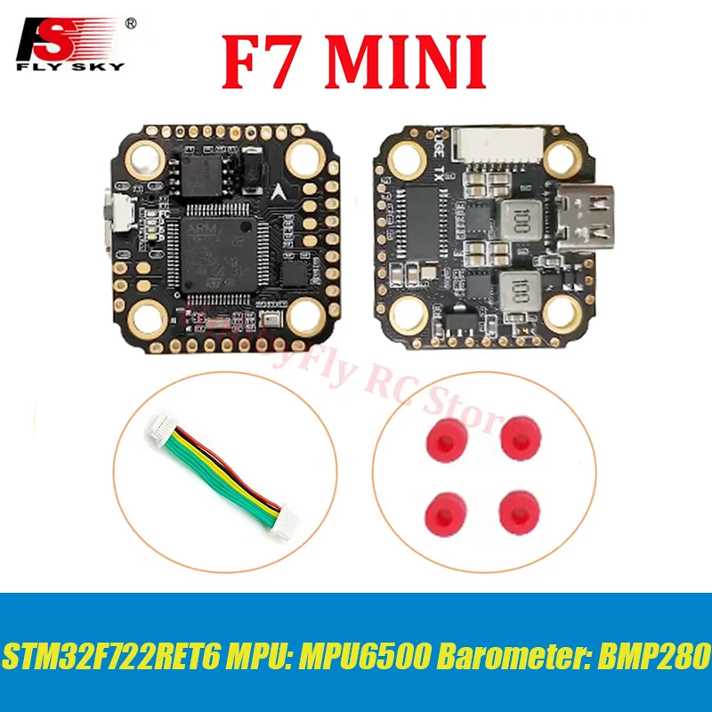 New F7 MINI Flight Controller MPU6500 16MB Black Box Betaflight F7MINI Flight Control 3-6S Lipo 20X20mm For RC FPV Drone