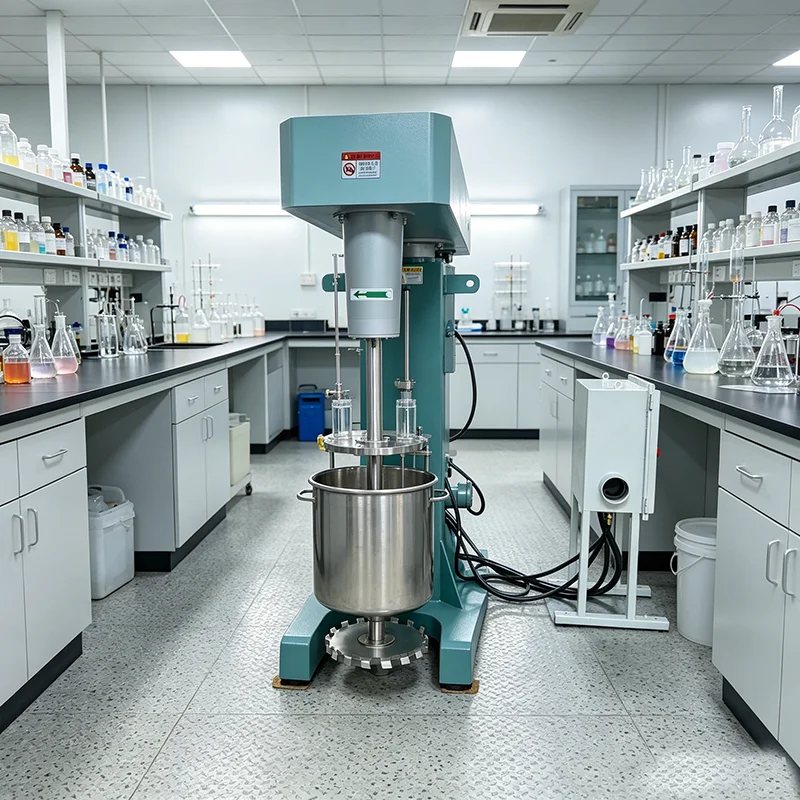 High Speed Disperser Mixer Small Cosmetic Emulsion Pigment Homogenizer