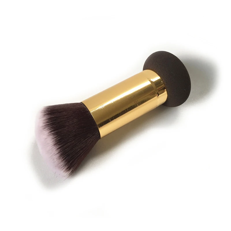 

The powder foundation brush removable blending Sponge - Double-ended Cream Contour Liquid Foundation brush - Beauty Makeup Brush