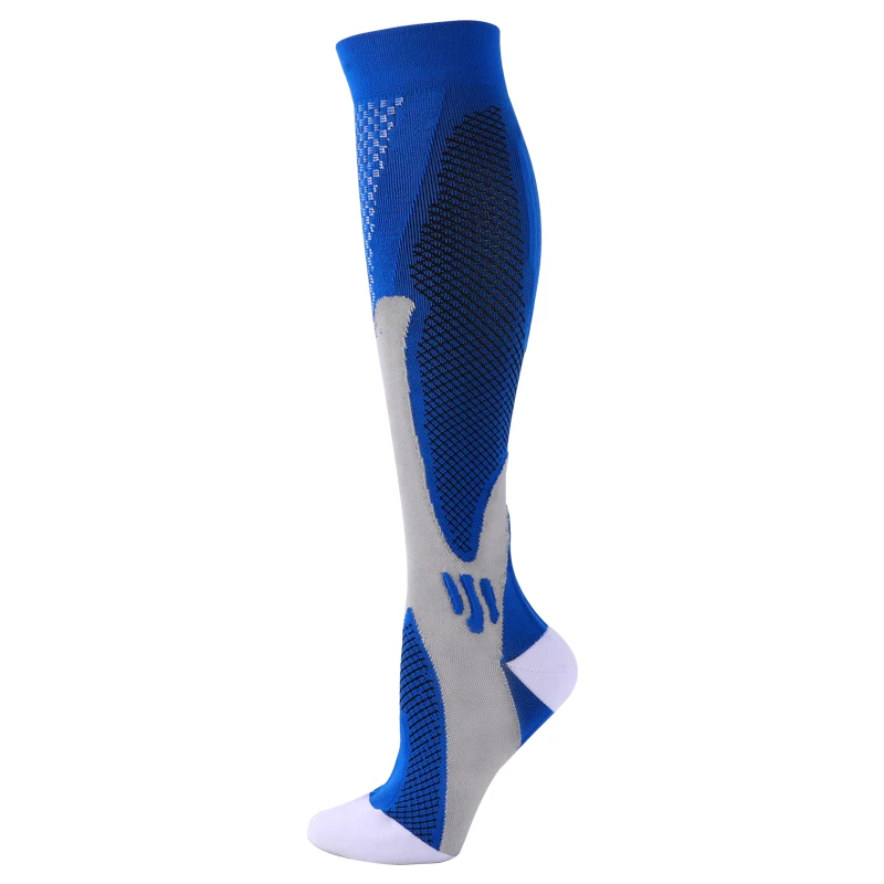 1 PAAR Kompressionssocken Sportsocken Medizinische Pflegestrümpfe Verhindern Krampfadern Socken Schwangerschaft Stillen Sportlich Fußball SOX – Detail 15