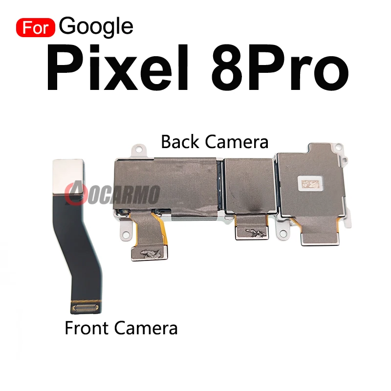 For Google Pixel 8 / 8Pro Front Facing Camera + Rear Back Main Camera And Wide Cameras Flex Cable Replacment Parts