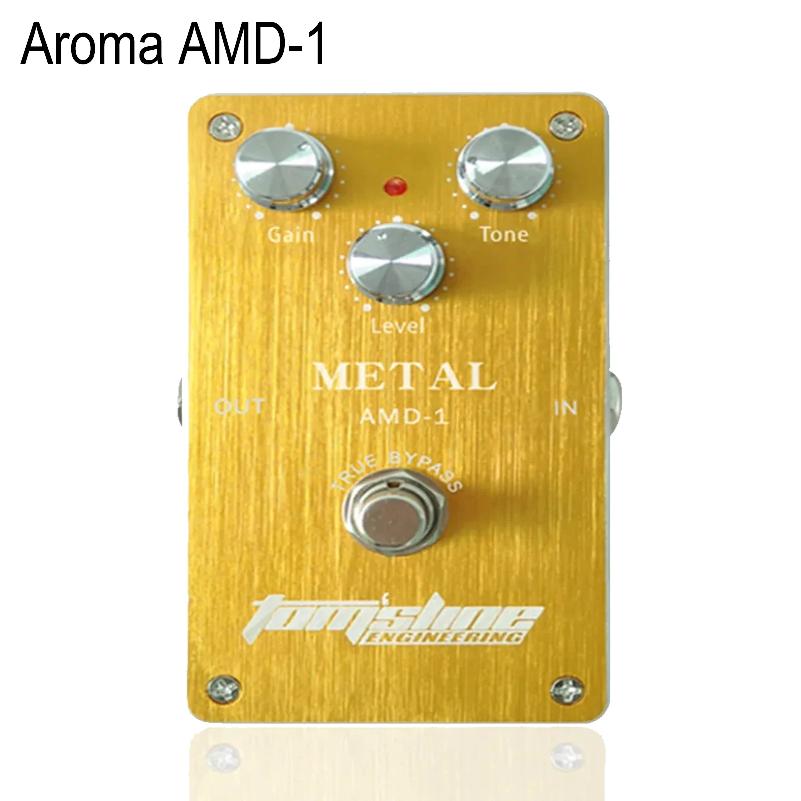 

AROMA Mini Electric Guitar Effect Pedal Metal Guitar Pedal True Bypass Aluminum Alloy Housing Guitar Instrument Accessories