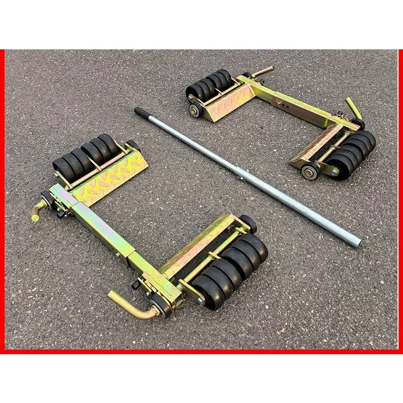 for Tow Truck Auxiliary Wheel Directional Double Row Dolly Car Rear Wheel Mover