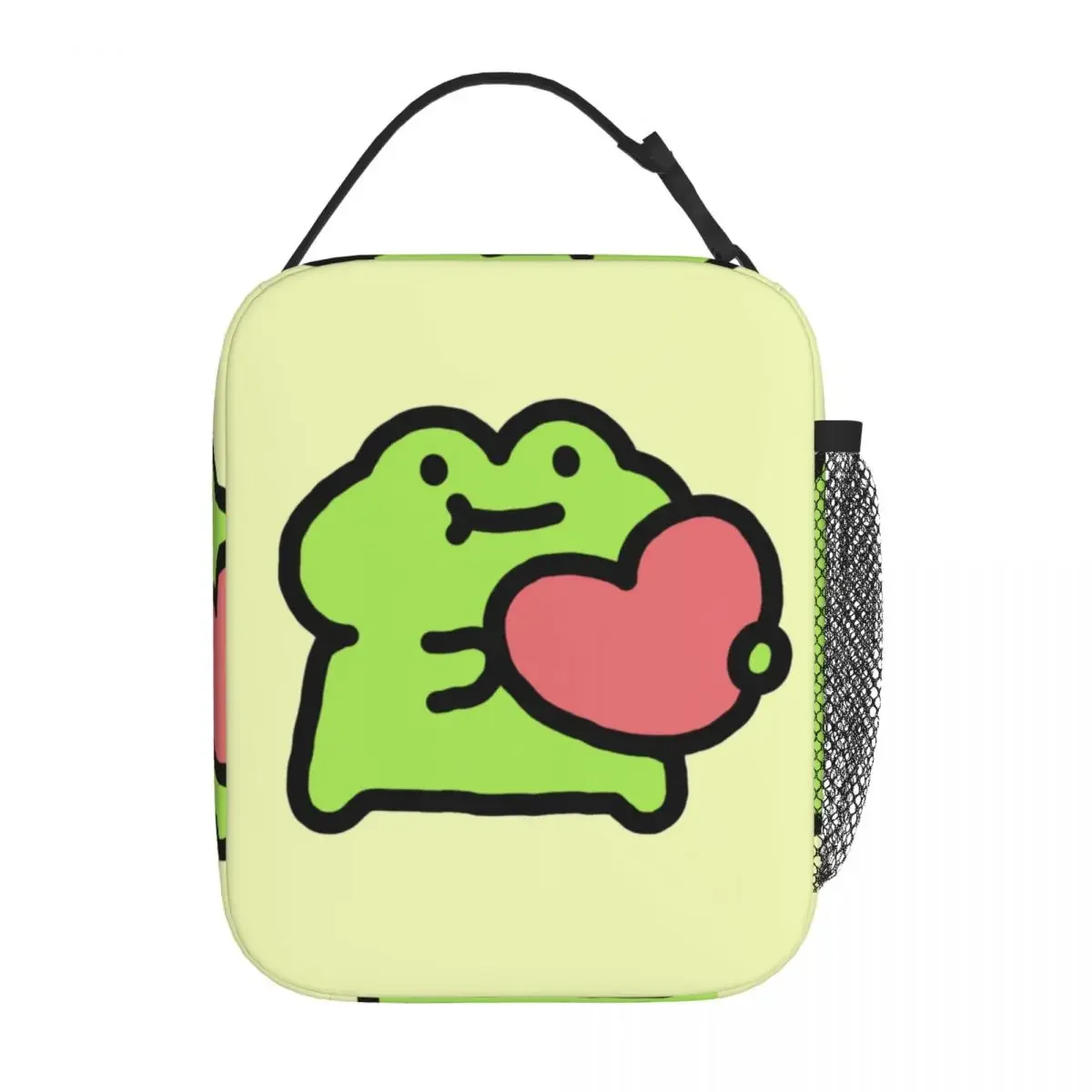 

Cute Frog Love Merch Insulated Lunch Bag School Lunch Container Reusable All Season Thermal Cooler Bento Box