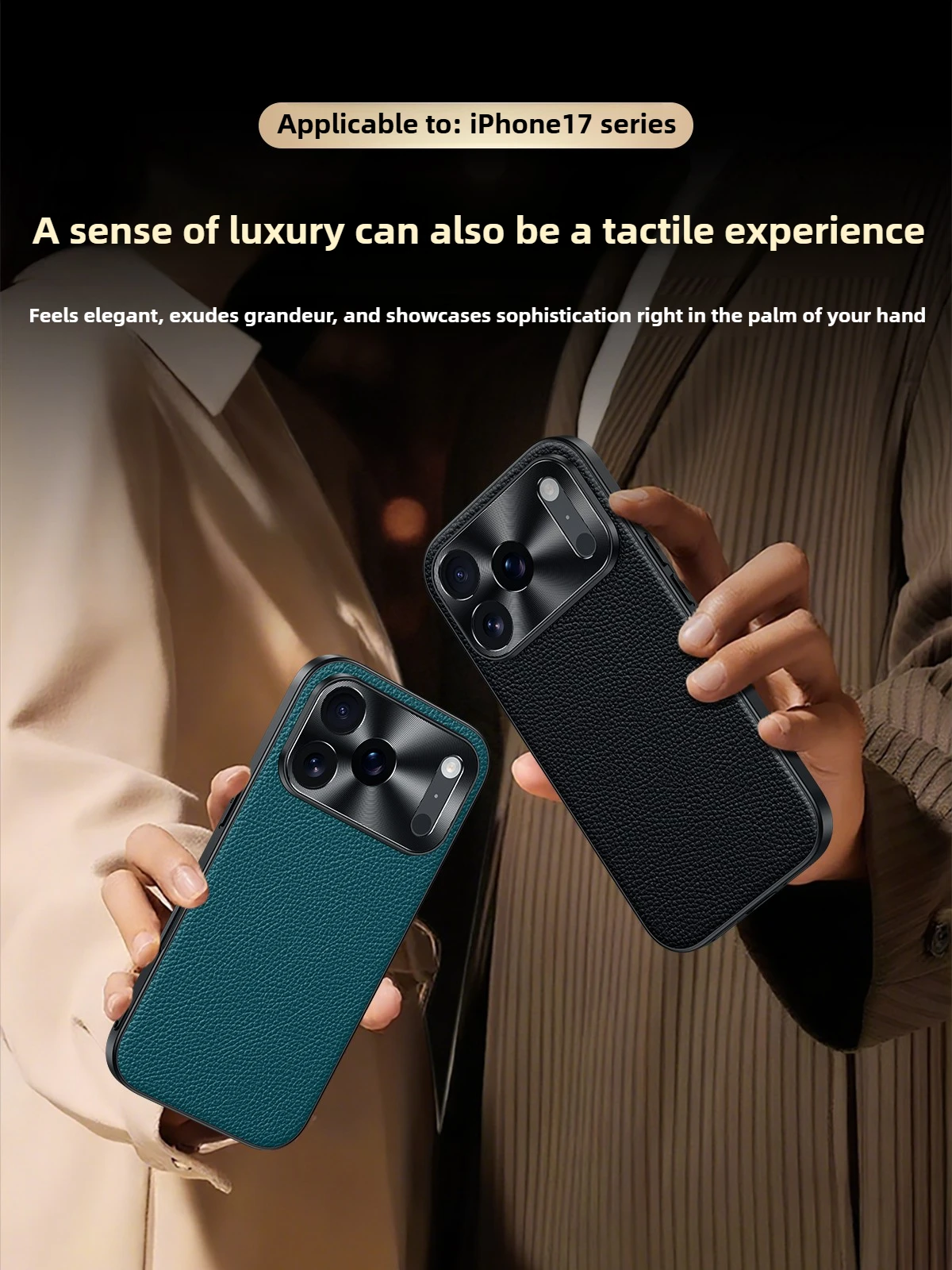 

【Защита отверстий для объектива】для iPhone 17 Pro Max, чехол из натуральной кожи, чехол для iPhone 17 Pro 17 Air, ультратонкий чехол для телефона