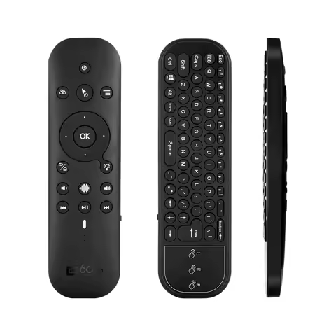 G60S Pro Bluetooth-compatib 5.0 2.4G Wireless Gyroscope Air Mouse Voice Remote Control Mini Keyboard for Android Smart TV Box PC