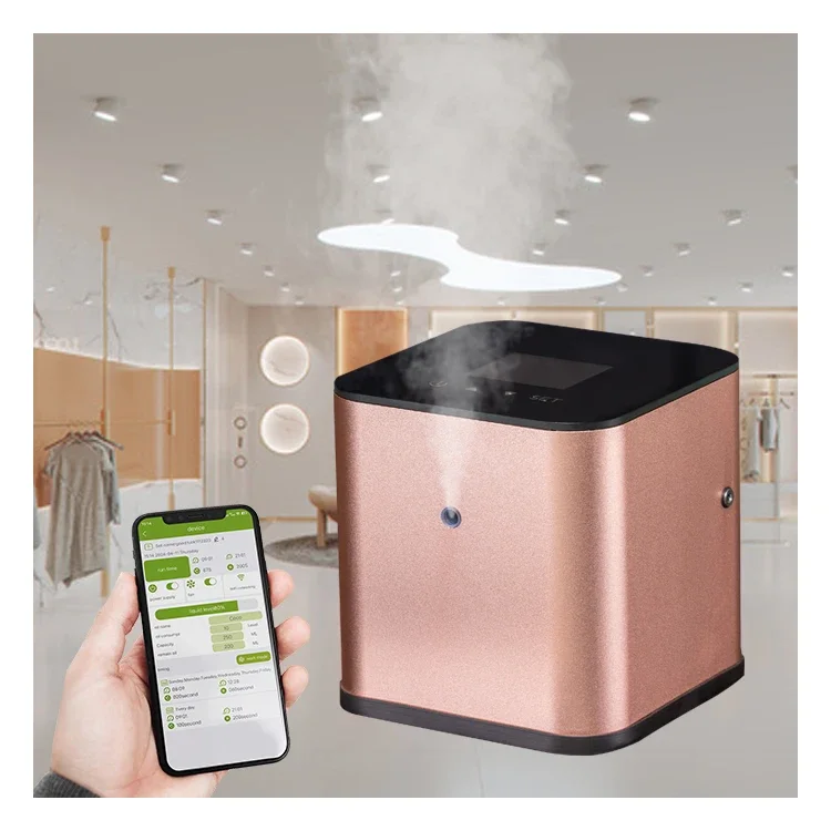 Industrial Air Freshener Essential Oils 100% Pure Aroma Diffuser with Sensor Scent Diffuser Machine Wifi Aroma Diffuser Machine