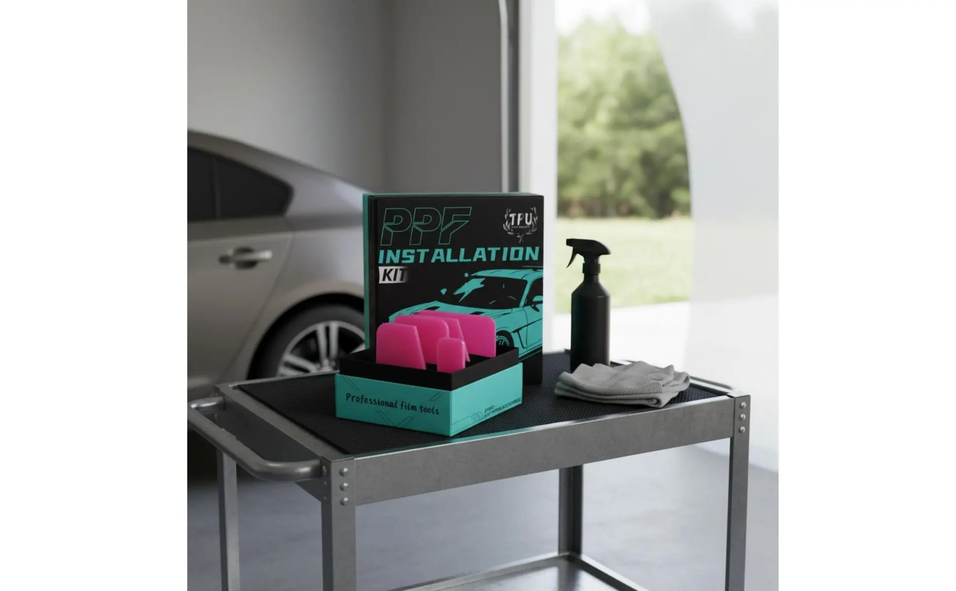 TPU Film Squeegee Soft Border PPF Installation Tool Kit Paint Protection Film Tool Set Flexible Tint Scraper Set Easy to Use TPU Film Squeegee Soft Border PPF Installation Tool Kit Paint Protection Film Tool Set Flexible Tint Scraper Set Easy to Use