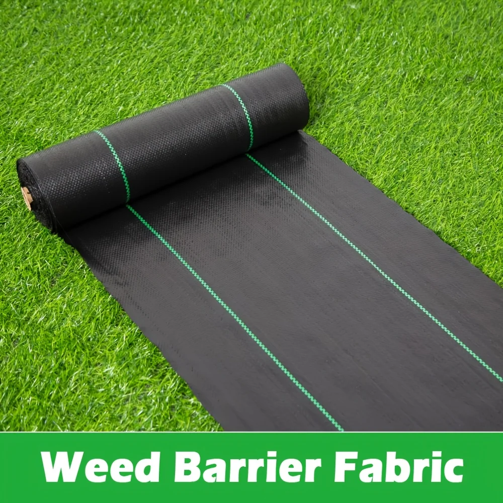 

Weed Barrier Fabric Heavy Duty, Woven Weed Control Fabric, Non-Slip Outdoor Rubber Floor Mats, Weed Block Polyethylene Ground Co