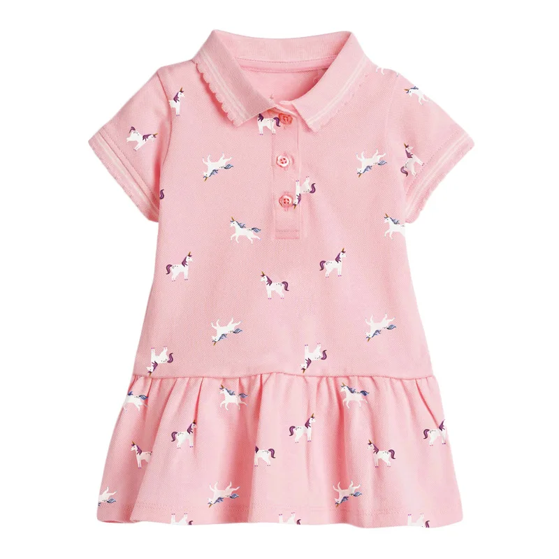 Sommerliches ärmelloses Mädchenkleid, süßes, lässiges Kinder-Sommerkleid, weiches, bequemes Kleid für kleine Mädchen für den Alltag, Strand und Party. – Detail 6