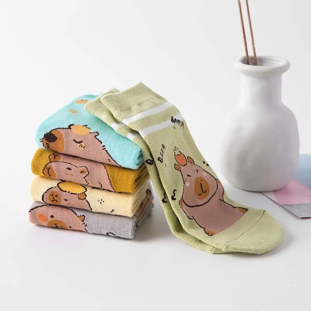 مضحك أنيمي كابيبارا الجوارب رسالة القطن قصير الكاحل الجوارب Kawaii الصيف الجوارب الجوارب للنساء الفتيات