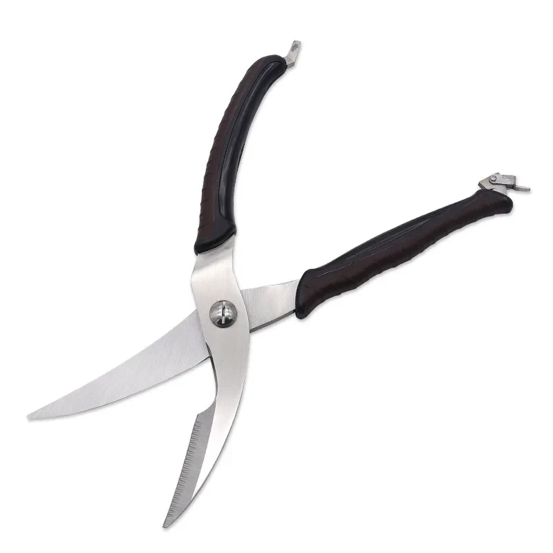 Dobeli Stainless Steel Sharp Blade Seafood Chicken Bone Scissor Household PP+TPR Comfort Handle Cutting Tool Kitchen Accessories