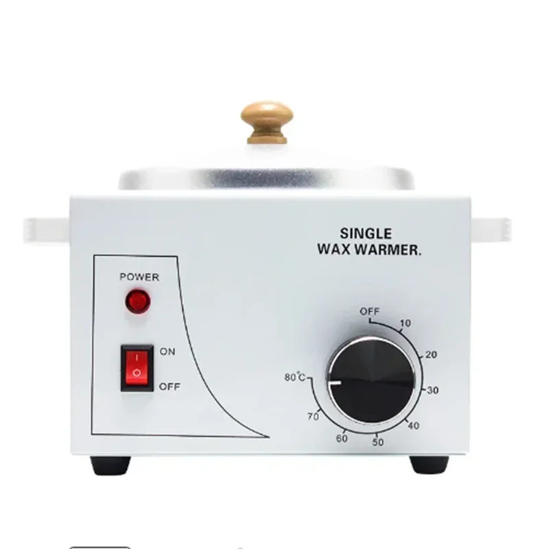 

Household Electric Wax Heater Single Pot Temperature-Controlled Wax Warmer Machine for Facial Skin Waxing Kit Hair Removal Tool
