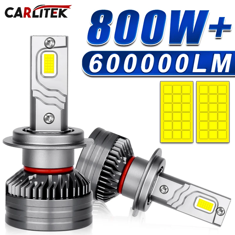 H7 LED سيارة العلوي H11 9005 9006 9012 H8 H9 H1 H4 HB3 HB4 HIR2 مصباح تلقائي 6000K الأبيض السوبر مشرق لمبة ضوء 36 قطعة 9094 CSP 12 فولت