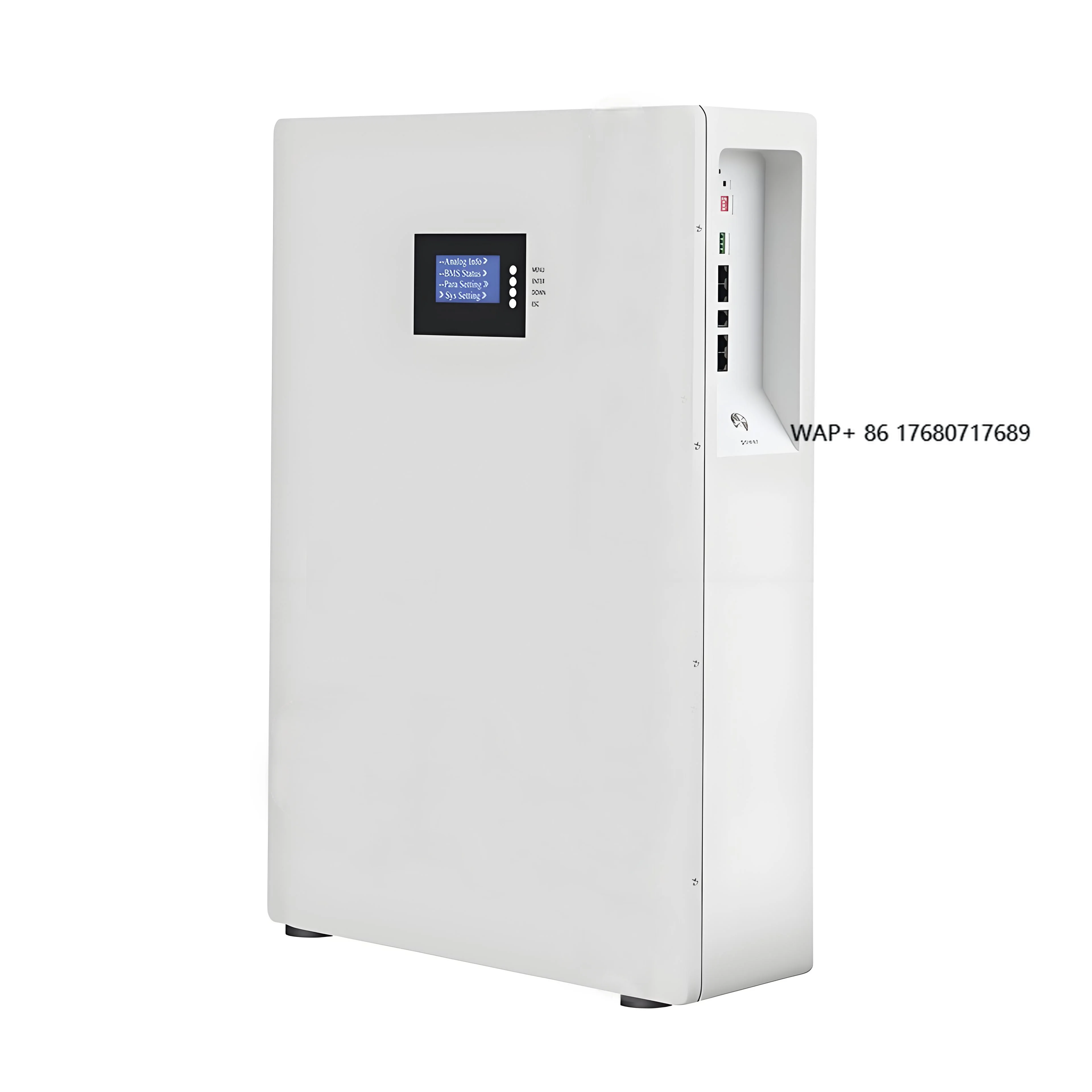 Shanghui Home Power Station 5KWh 51.2V LiFePO4 Battery Solar Power Bank Wall-Mounted 5-10kW RS485/CAN IP54 BMS