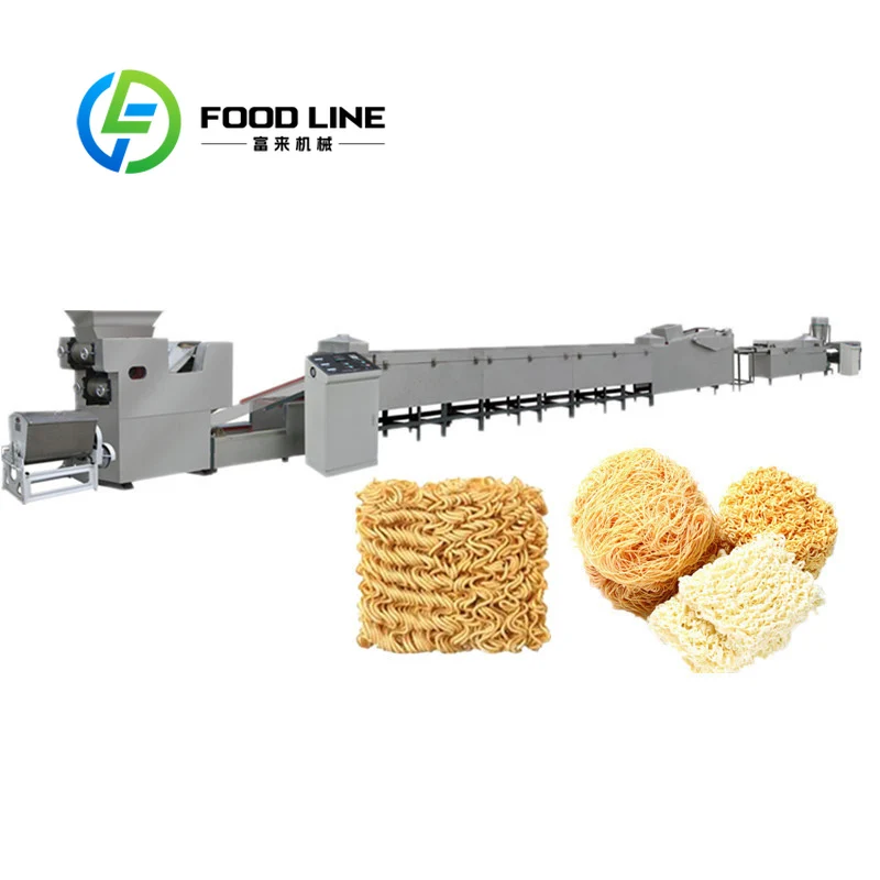 Customized Multi-Functional Ramen Making Machine Automatic Pasta & Frying Noodles Instant Noodle Production Line
