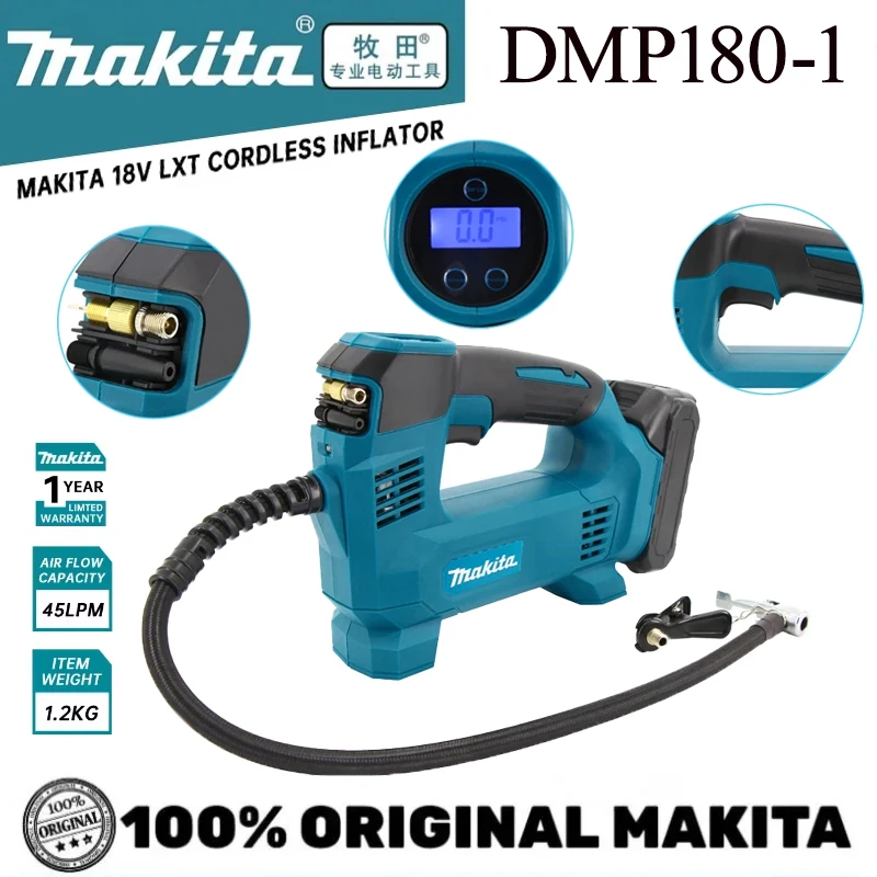 

Makita 18V Automatic Cordless Inflator Electric Air Pump Handheld Car Tire Air Compressor For Makita 18V Battery