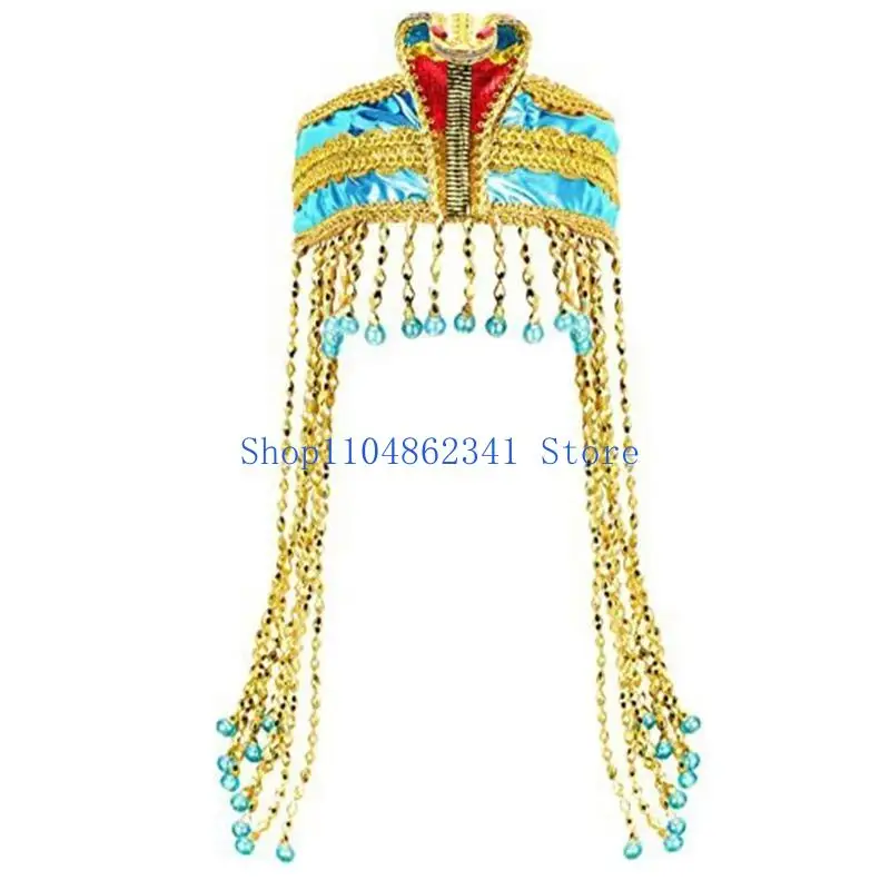 

5asd обруч для волос с золотыми змеями, головные уборы для косплея, повязка на голову со змеями, принадлежности для косплея