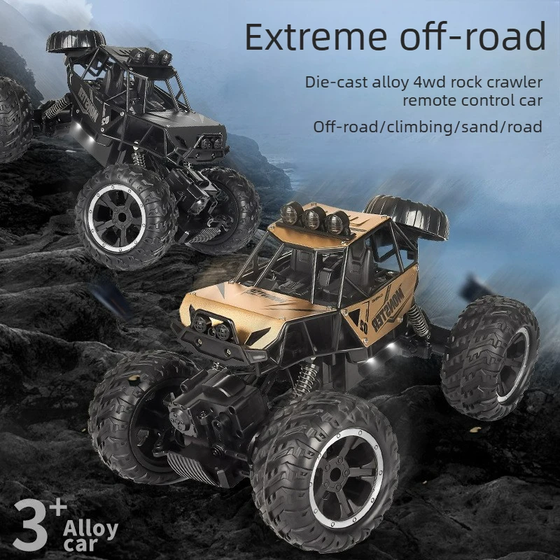 Cool Stuff Funny Gift-1:16 Alloy Climbing Off-road Rc Truck,Remote Control Car,High-speed 4WD Rc Car,Monster Truck,Toys for Boys