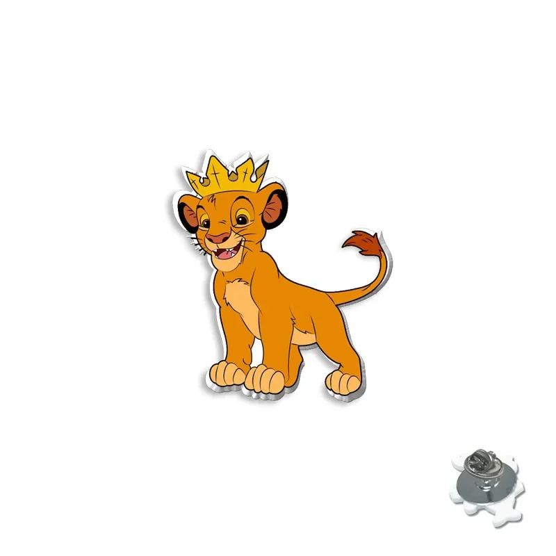 Disney le roi Lion mode bijoux broches broches pour sacs à dos émail broches broches pour femmes enfants cadeaux pour amis