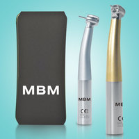 MBM Dental Air Turbine with Fiber Optic High Speed Torque Handpiece Compatible with Kavo 2/4/6 Holes Coupling Ceramic Bearing