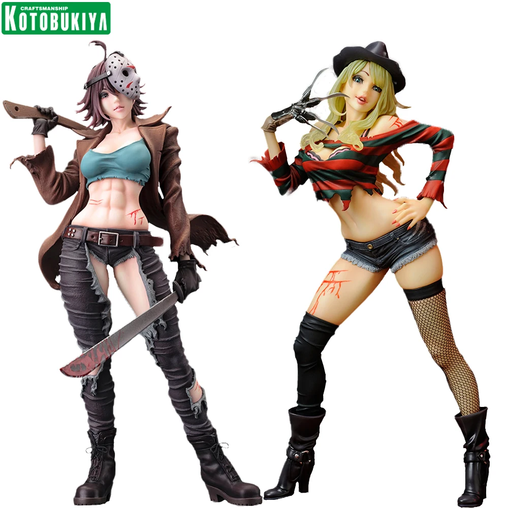 متوفر في المخزون تمثال كوتوبوكيا بيشوجو الأصلي، رعب بيشوجو، فيلم X بيشوجو فريدي مقابل. ديكور نموذج جيسون فورهيس #2