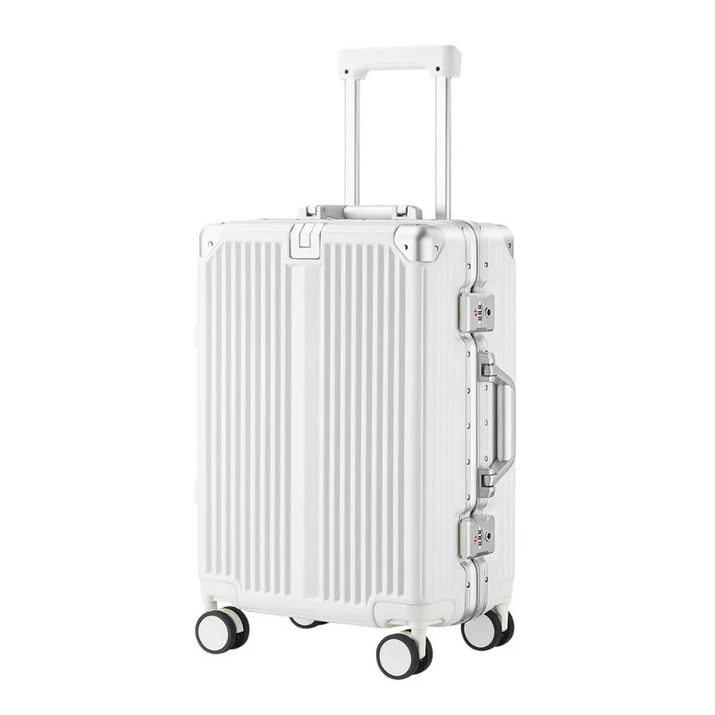 18/20/24/26/28 inch Large Size Suitcase Upgrade Thicken PC Material Rolling Luggage Aluminum Frame Travel Suitcase Trolley Case