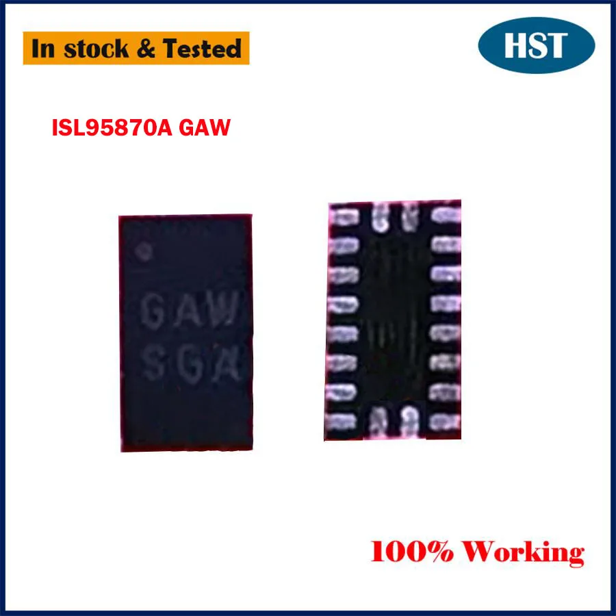 5PCS/LOT New Original ISL95870AHRUZ-T ISL95870A GAW U7400 ISL95878A3 GCC IC Chipset