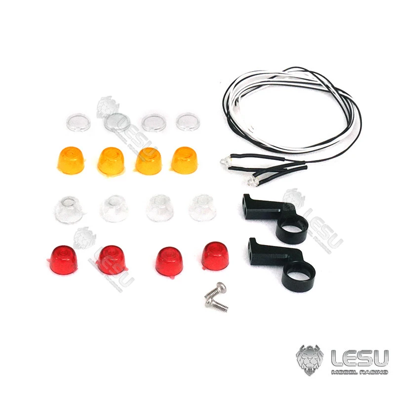 RC 1/14 Position LED Light for Tamiya Hydraulic Excavator Loader Dump Truck for SCANIA MAN VOLVO Trailer Tipper DIY Parts