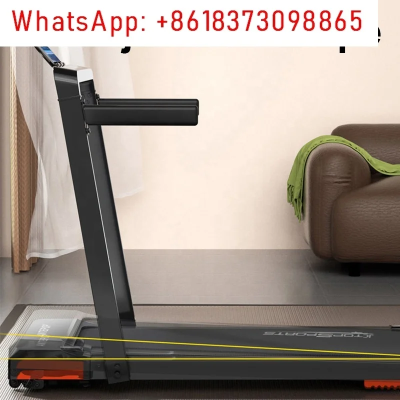 1-8 كم/ساعة 1-10 كم/ساعة المحمولة الكهربائية بمحركات الصالة الرياضية ممارسة مفرغة صغيرة مسطحة الجري تحت مكتب وسادة المشي #4
