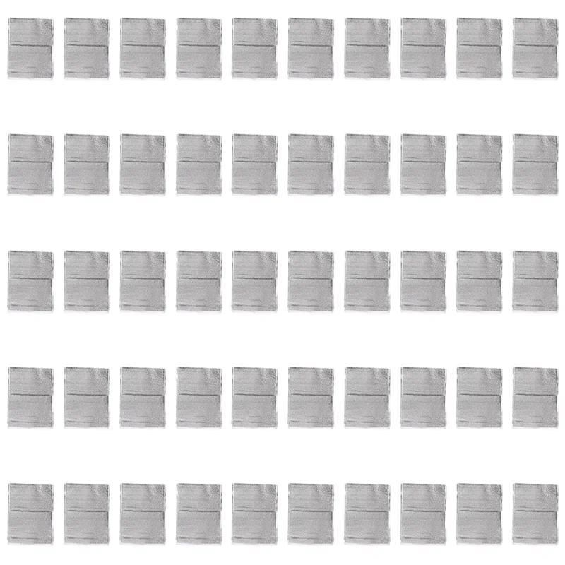 

KB-50Pcs Aluminum Foil Lunch Cooler Bag Insulation Folding Picnic Portable Ice Pack Food Thermal Bag Food Delivery Bag