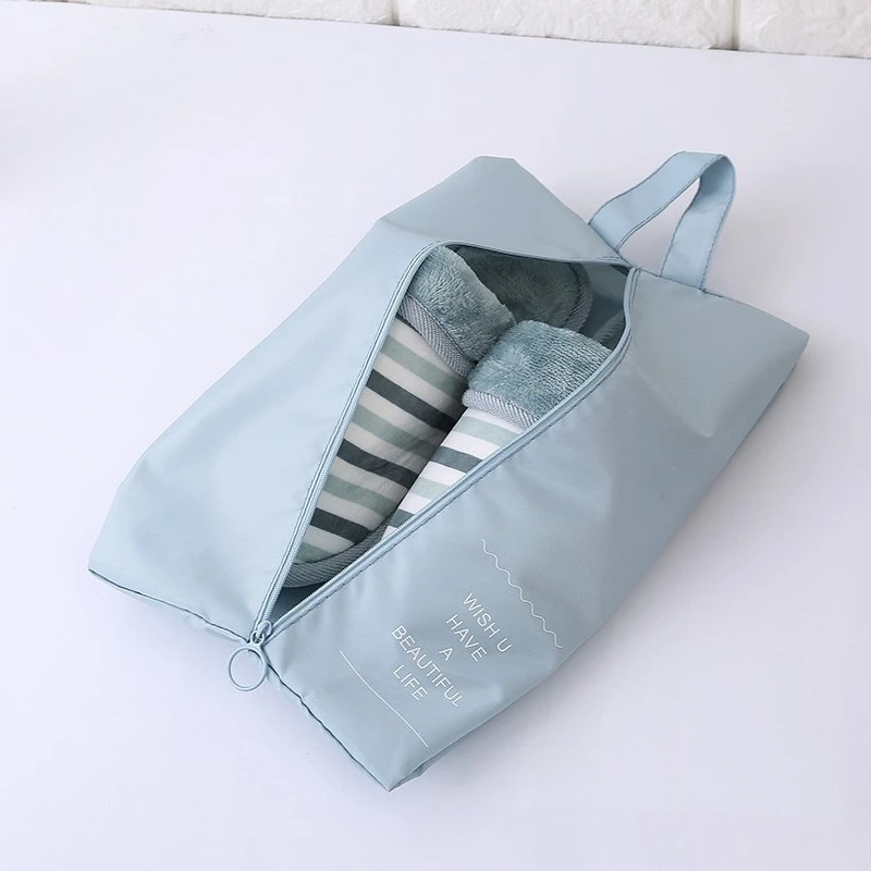 1pc Large Capacity Waterproof Shoe Storage Bag Foldable Portable Independent Shoe Pouch Travel Luggage Organizer