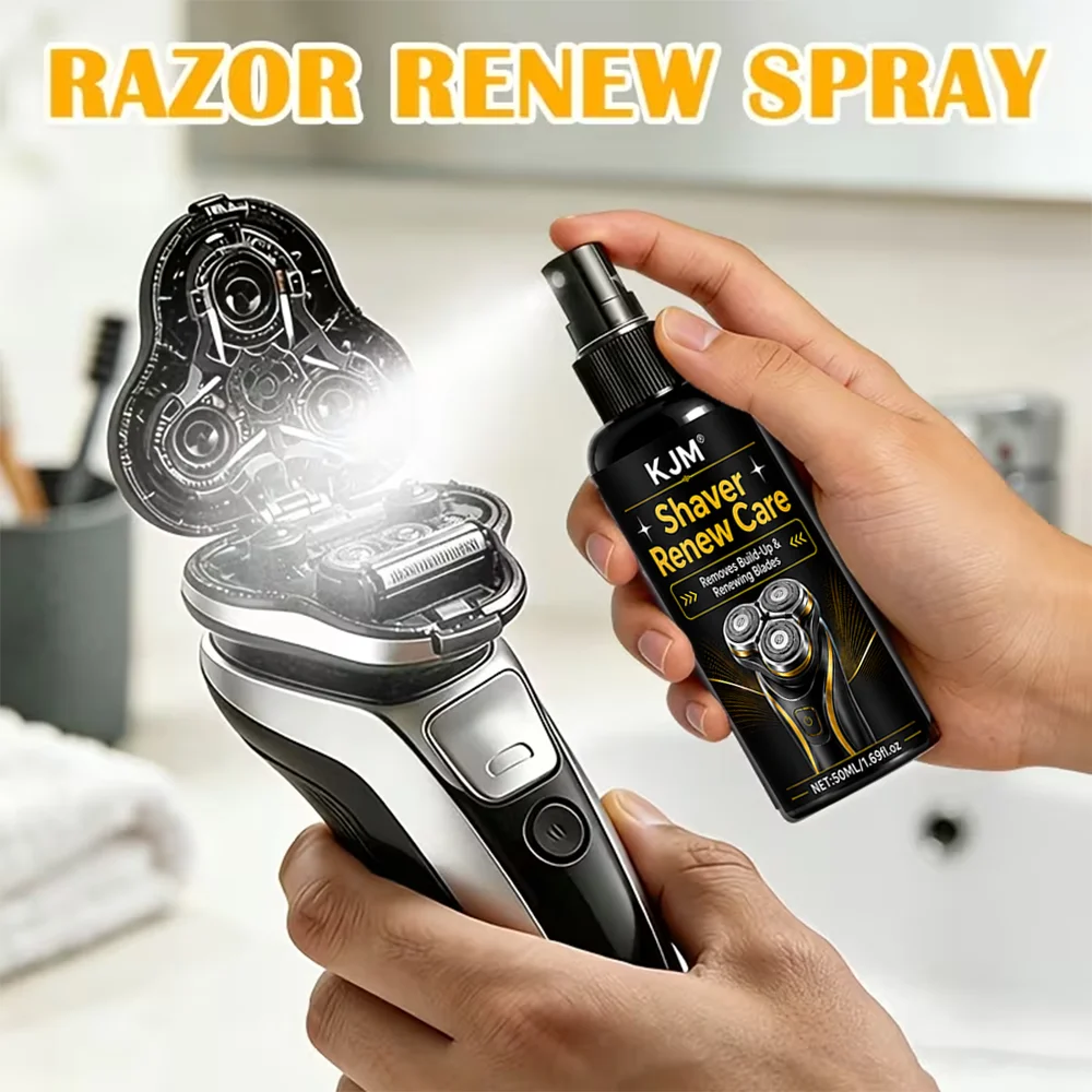 Portable Electric Shaver Blade Clean Lubricate Spray 50ml Anti-wear Car Inner Metal Parts Grime Residue Care Fluid