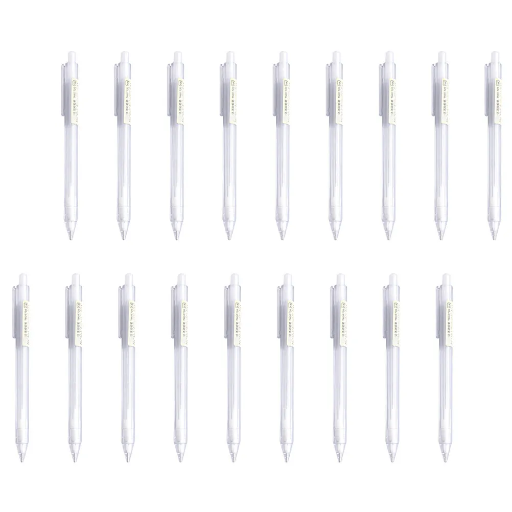 

50pcs Automatic Mechanical Pencil 0.5Mm Transparent Design Smooth Grip Drawing Sketch School Office Use Plastic Propelling