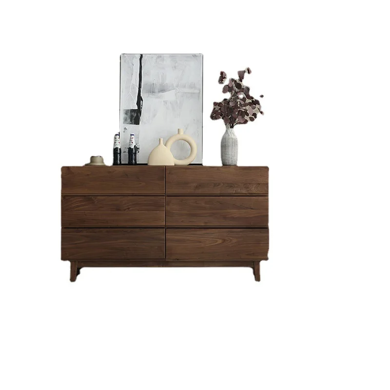 

Японский комод из массива дерева, настенный шкаф для хранения в спальне, прикроватная тумба