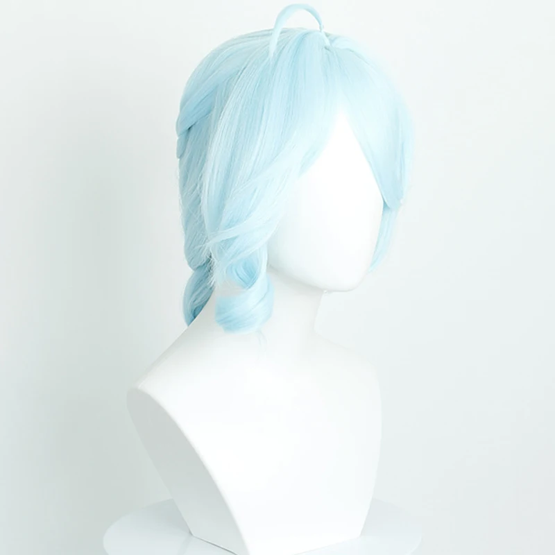 Jogo zenless zona zero semente cosplay peruca feminina lolita azul trançado cabelo resistente ao calor perucas sintéticas halloween prop