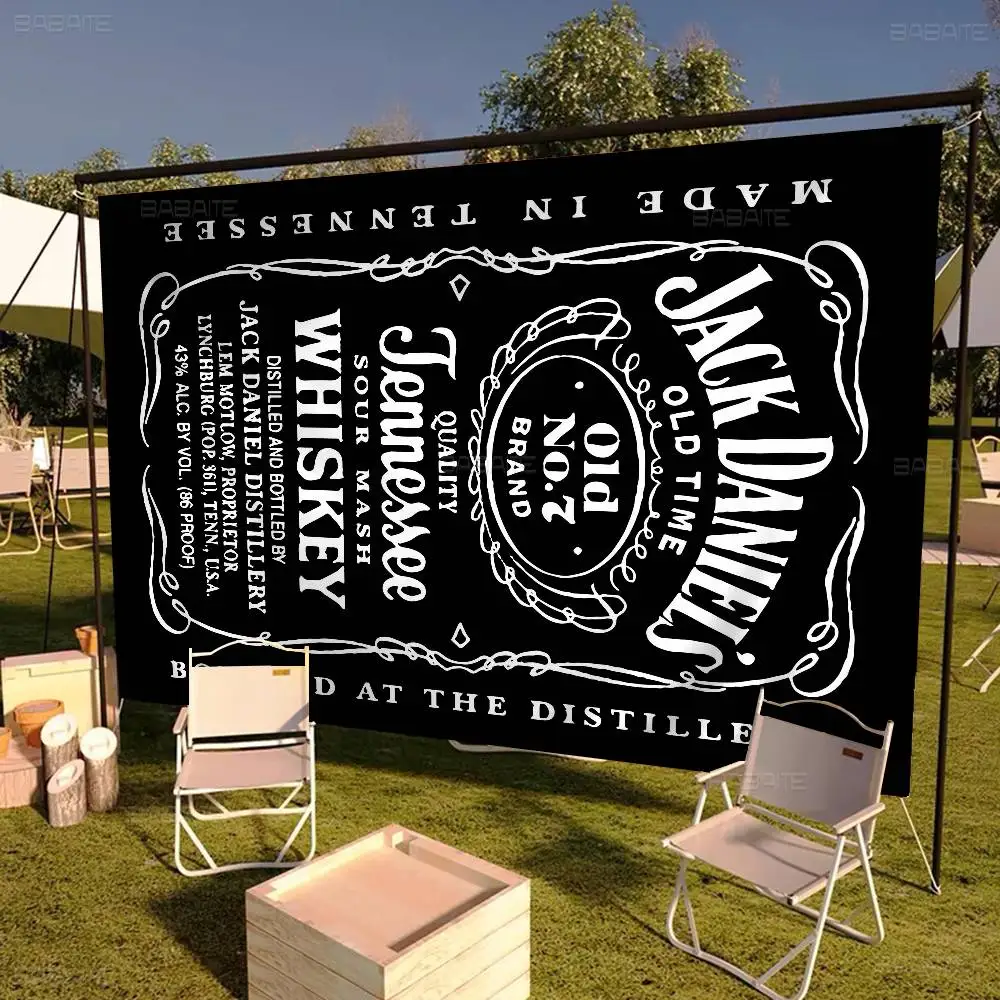 

Brand J-Jack Daniel Luxury Retro Flags Multiple Choice Living Studio Booth Interior Decoration Banner